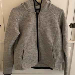 Lululemon Grey Full zip hooded sweatshirt